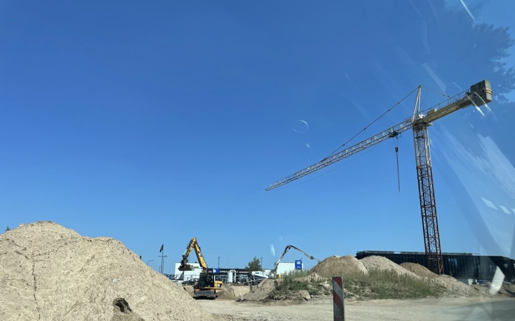 PB office (Senosios Pilaitės kel. 1) - Office center, Other commercial - construction photos