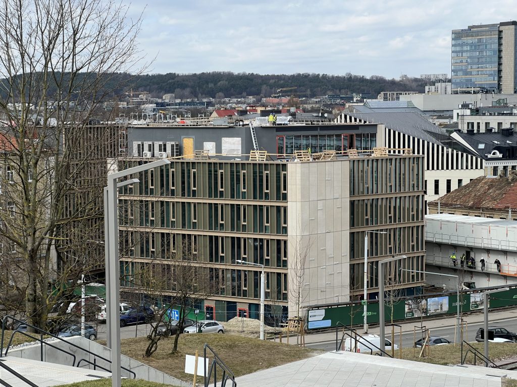 Jasinskio 2 (J. Jasinskio g. 2) - Office center - construction photos