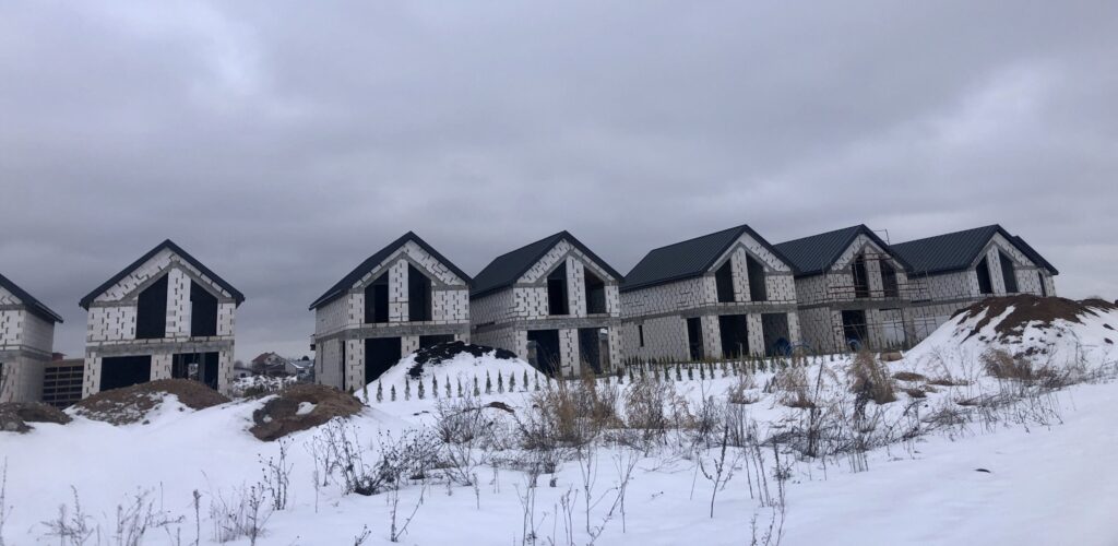 Marianos Veriovkinos g. namai (Marianos Veriovkinos g. 2, 4, 6, 8, 10, 12, 14, 16) - Row housing - construction photos