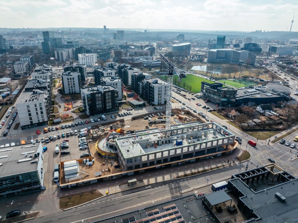 Sand Offices (Žalgirio g. 114) - Office center - construction photos