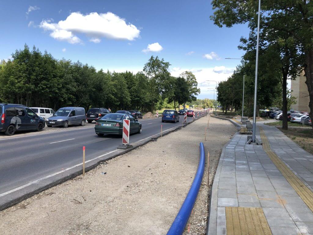 Žaliųjų ežerų g. tarp žiedo ir P. Baublio g. (Žaliųjų ežerų g.) - Iela - būvdarbu attēli