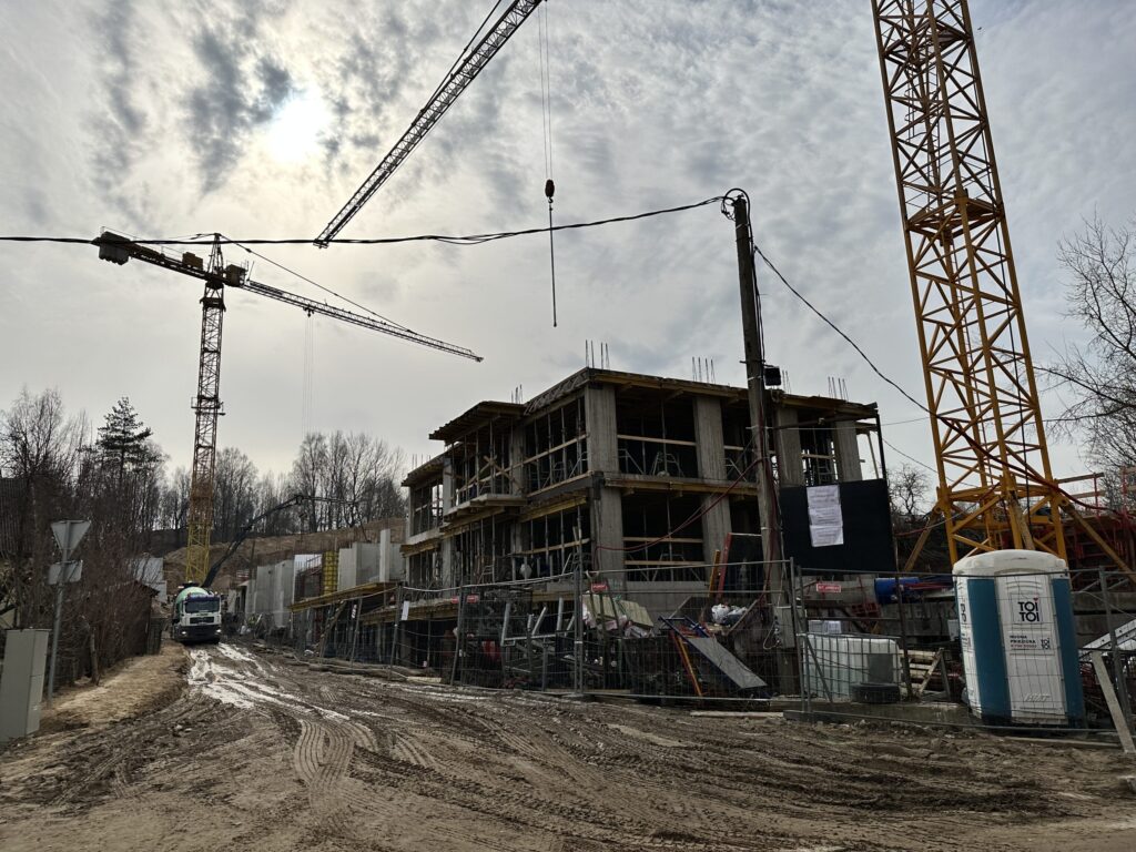 Monopolio namai (Kaminkelio g. 29) - Multi apartment - construction photos