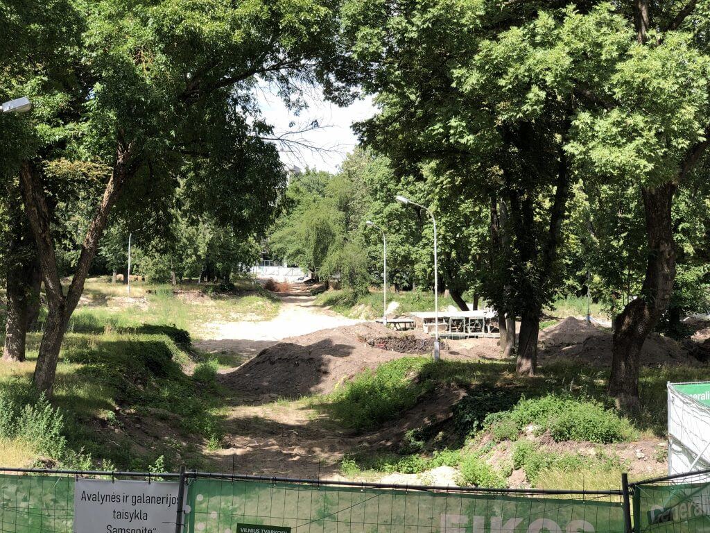 Reformatų parkas (Pylimo g.) - Parkas - statybų nuotraukos