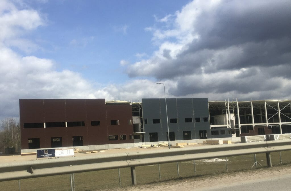 Kauno logistikos centras (Martinavos g. 8) - Warehouse / Distribution center - construction photos