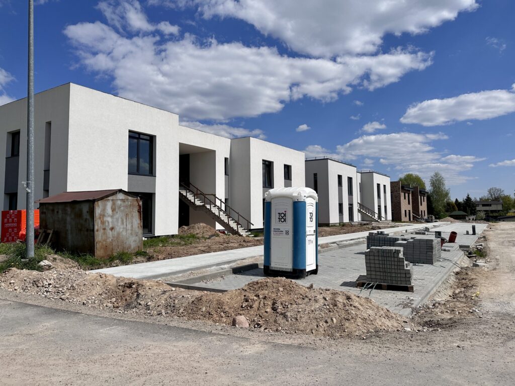 Naujasis Antakalnis Taurijos g. 45, 47, 49, 51, 53, 55 (Taurijos g. 45, 47, 49, 51, 53, 55) - Row housing - construction photos