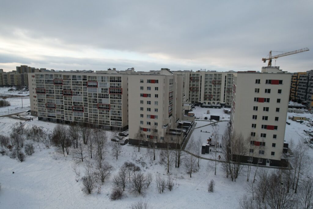 Leičių kiemas 5 etapas (Leičių g. 17) - Multi apartment - construction photos