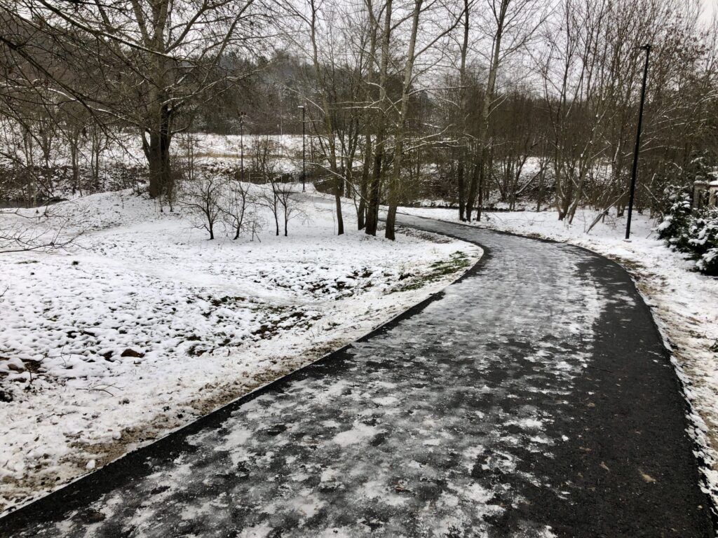 Pėsčiųjų takas nuo Manufaktūrų g. iki Vilnios (Manufaktūrų g.) - Pedestrian path - construction photos