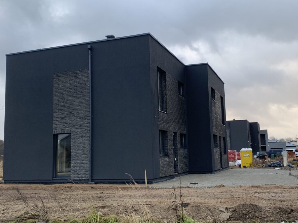 M. ir P. Šalčių g. 45-57 (M. ir P. Šalčių g. 45-57) - Rindu mājas - būvdarbu attēli