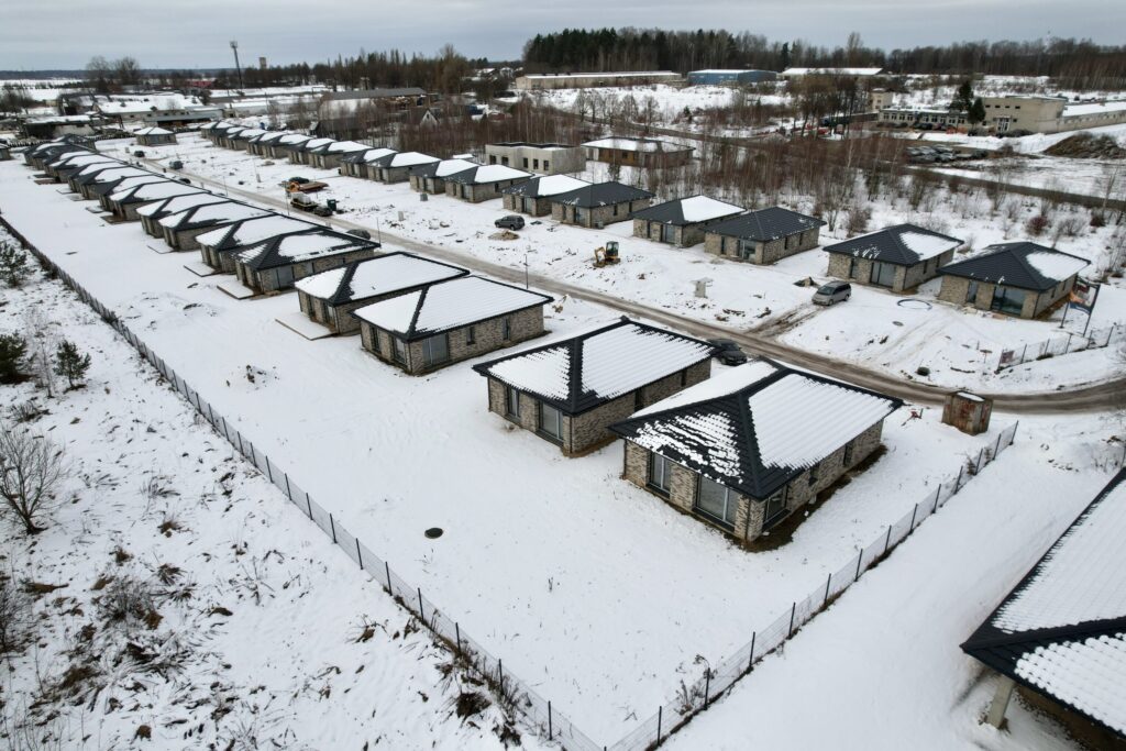 Meduvio alėja (Meduvio g. 1A-J, 3A-J) - Private house community - construction photos