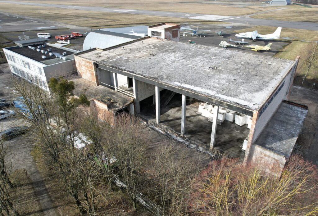 Lietuvos aviacijos muziejus (Veiverių g. 132) - Museum - construction photos