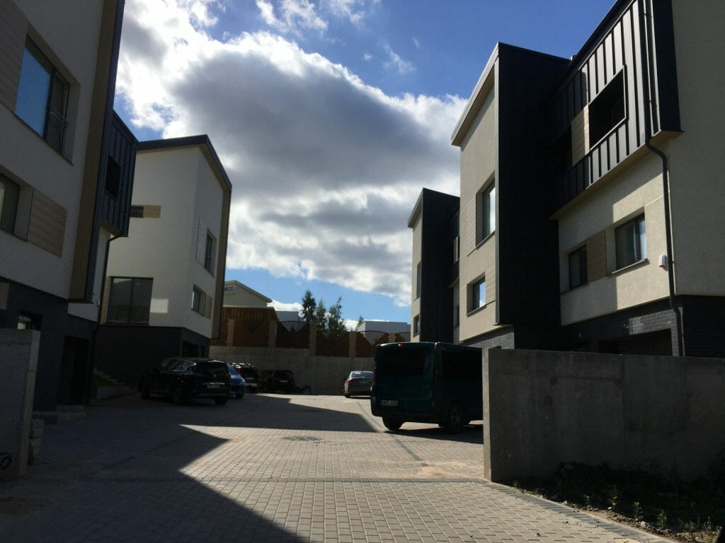 Antakalnio šilas (Pylimėlių g. 33) - Sublokuoti namai - statybų nuotraukos
