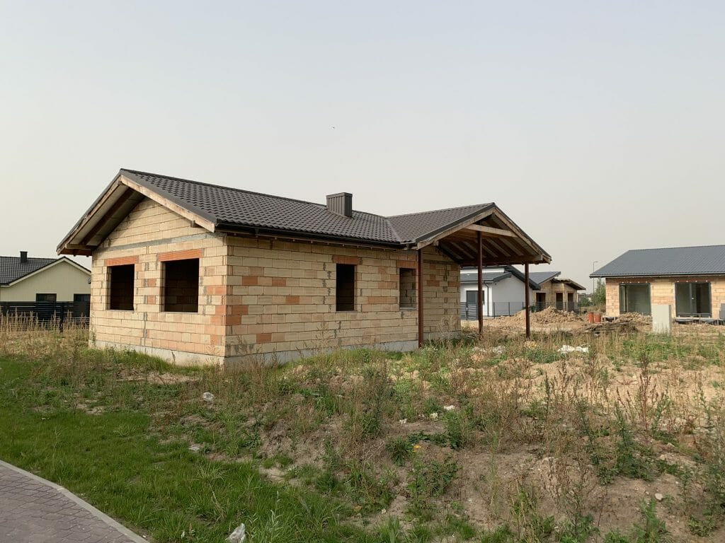 17 perlų (Uždaroji g.) - Private house community - construction photos