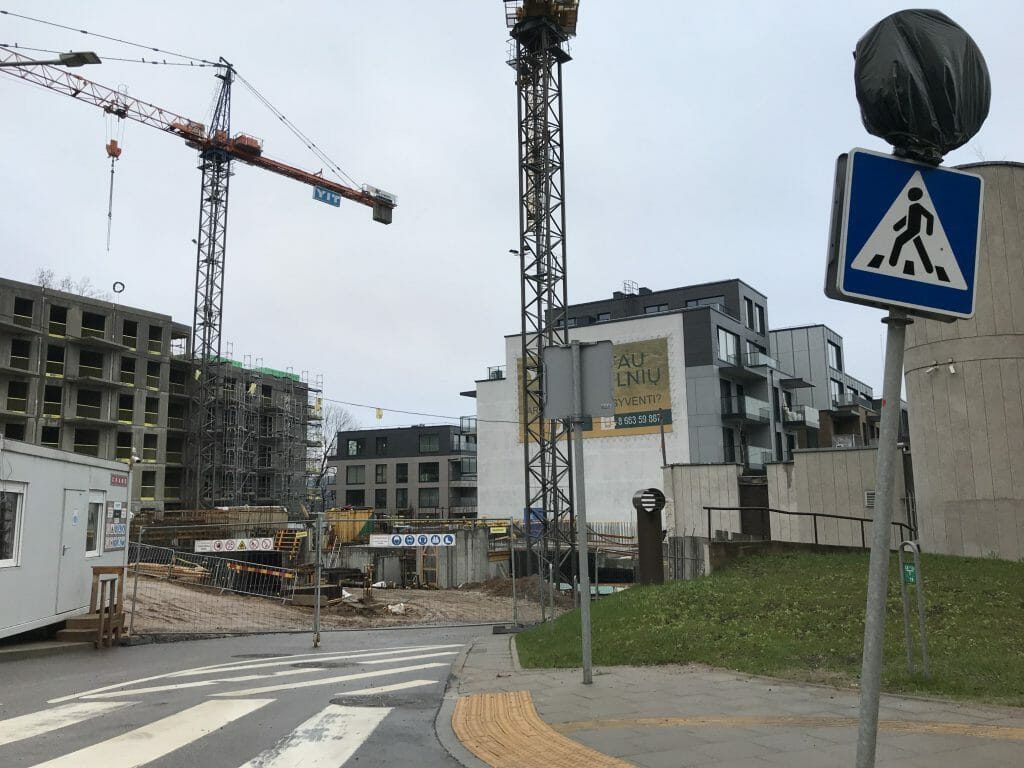 Matau Vilnių 3 etapas (Aludarių g. 9, 11) - Multi apartment - construction photos