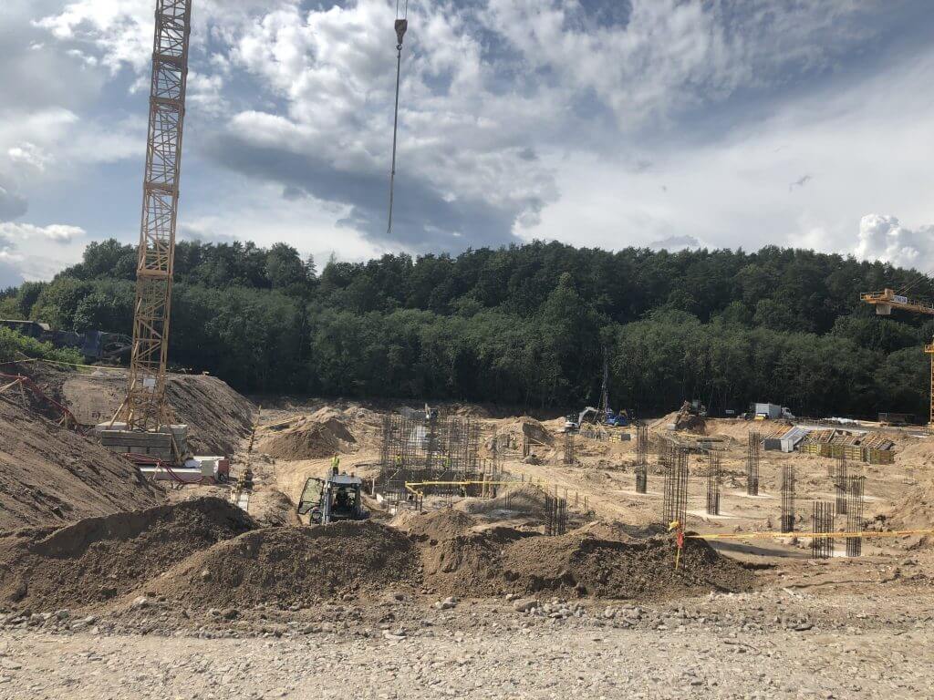 Business Garden Vilnius 1 etapas (Laisvės pr. 10) - Office center - construction photos