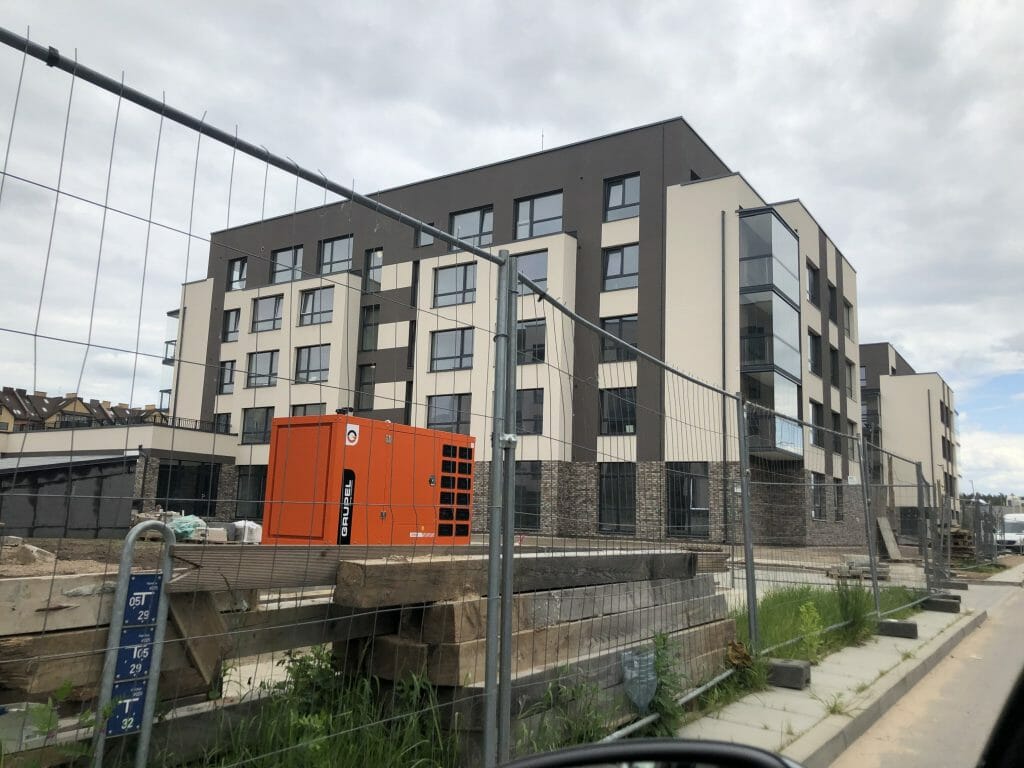 Bitėnų oazė 1-2 etapai (Bitėnų g. 3D, 1B) - Multi apartment - construction photos