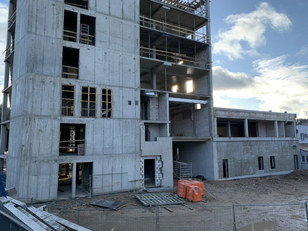 Ateities Trio verslo centras (Ateities g. 29) - Office center - construction photos