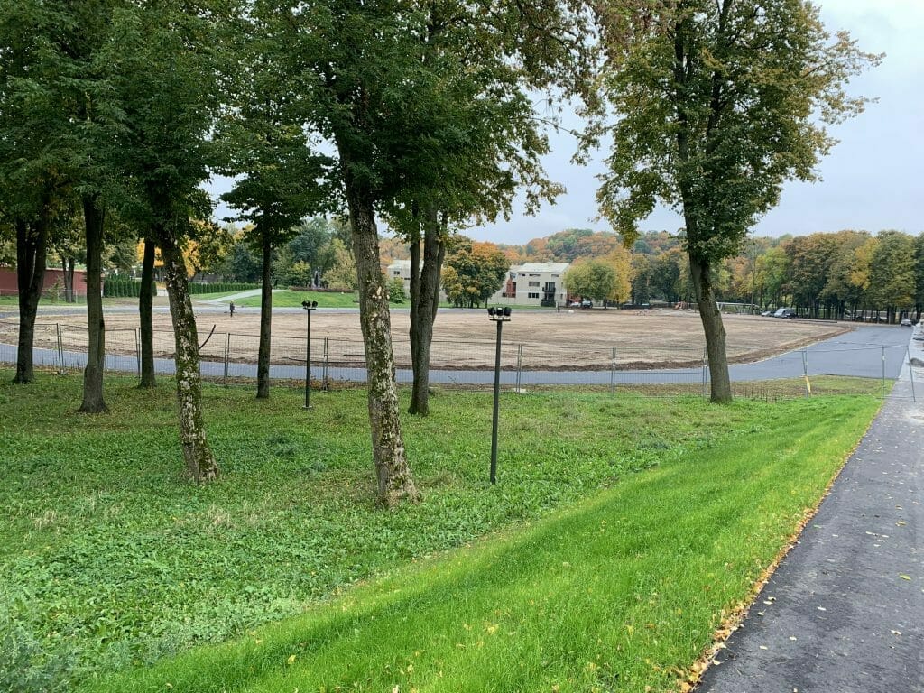 Santakos parkas (Prieplaukos krant.) - Park - construction photos