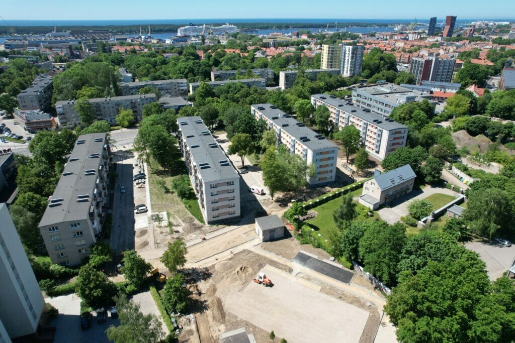Rumpiškių kvartalas (III teritorija) (Taikos pr.,Rumpiškės g., Sausio 15-osios g.) - Pedestrian path - construction photos