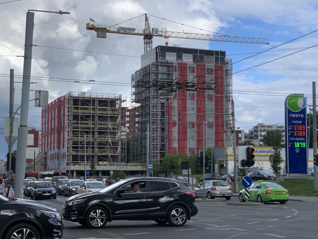 K22 (Kauno g. 22) - Office center - construction photos