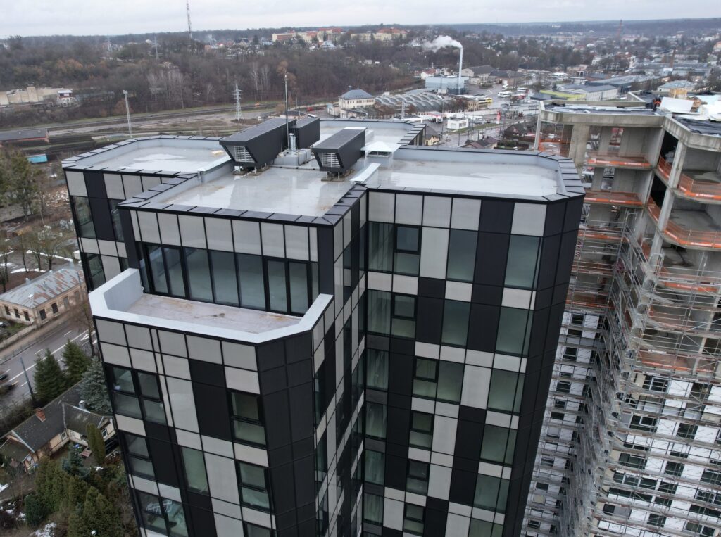 Kaunorama 1 etapas (A ir B namas) (A. Juozapavičiaus pr. 139A) - Multi apartment - construction photos