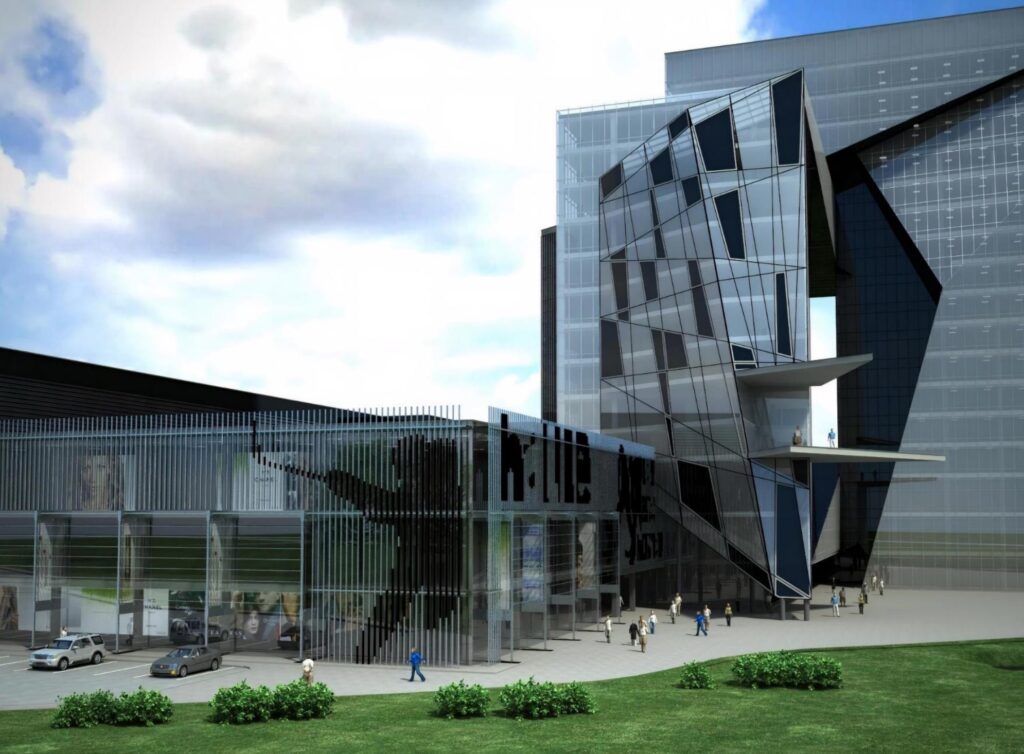 Dambja iela 8 (Dambja iela 8) - Health center, Office center, Sports arena - visualization