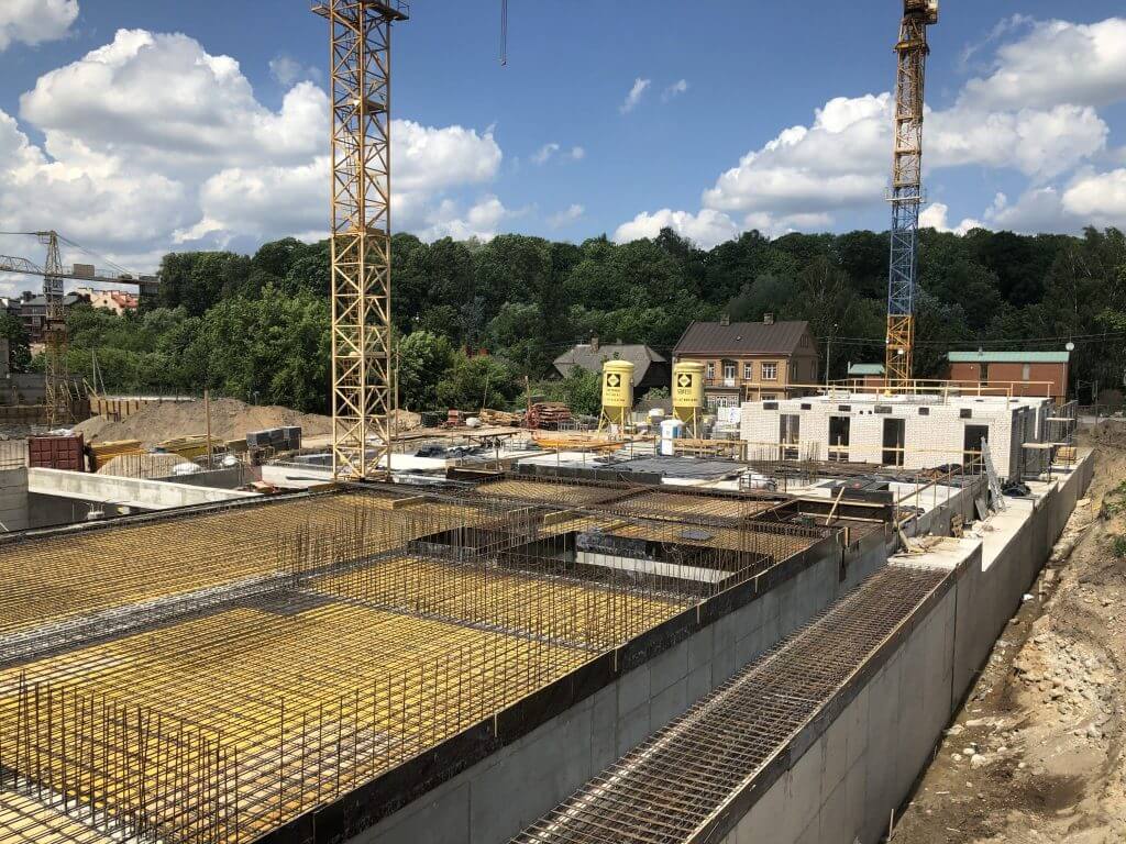 PAUPYS 7 etapas (Aukštaičių g. 19, Paupio g. 50) - Multi apartment - construction photos