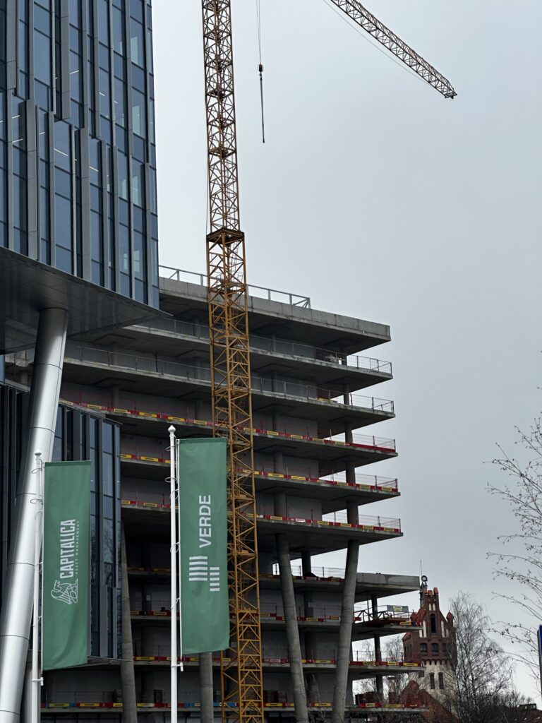 Verde 1. kārta - "A","B" ēkas (Roberta Hirša iela 1) - Office center - construction photos