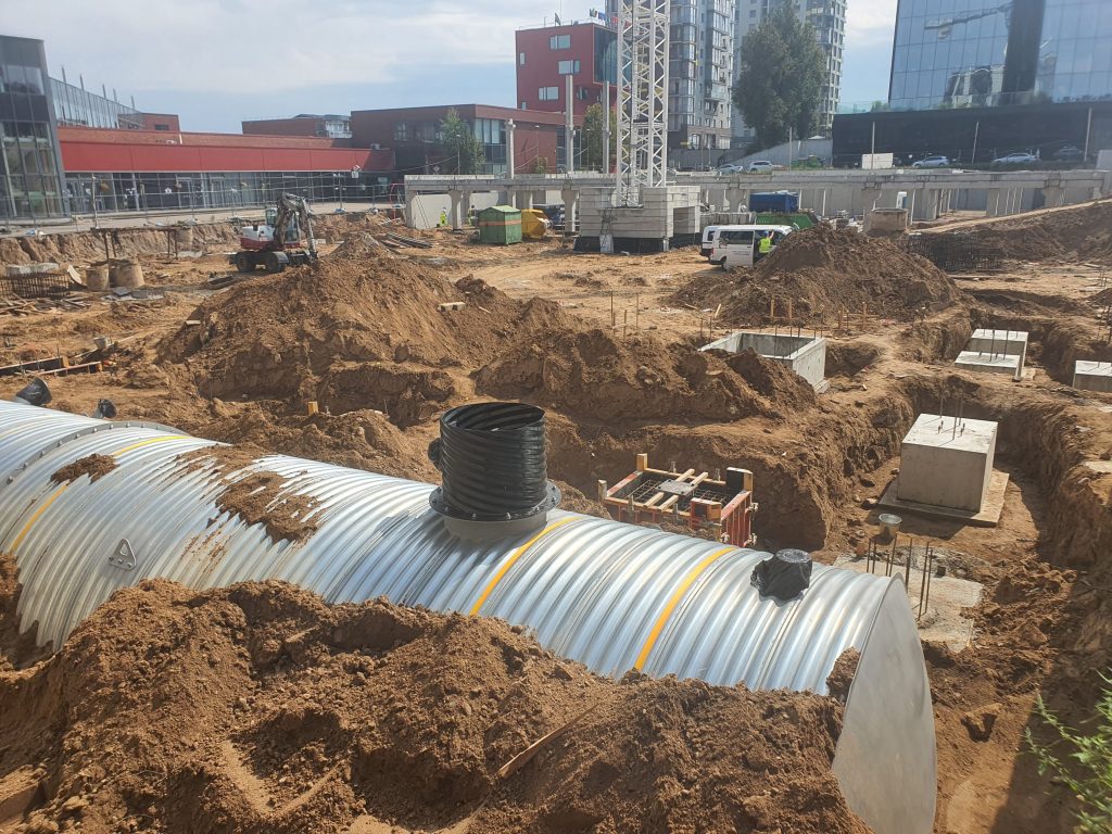 PC PIKAS (Ukmergės g. 221) - Shopping center - construction photos