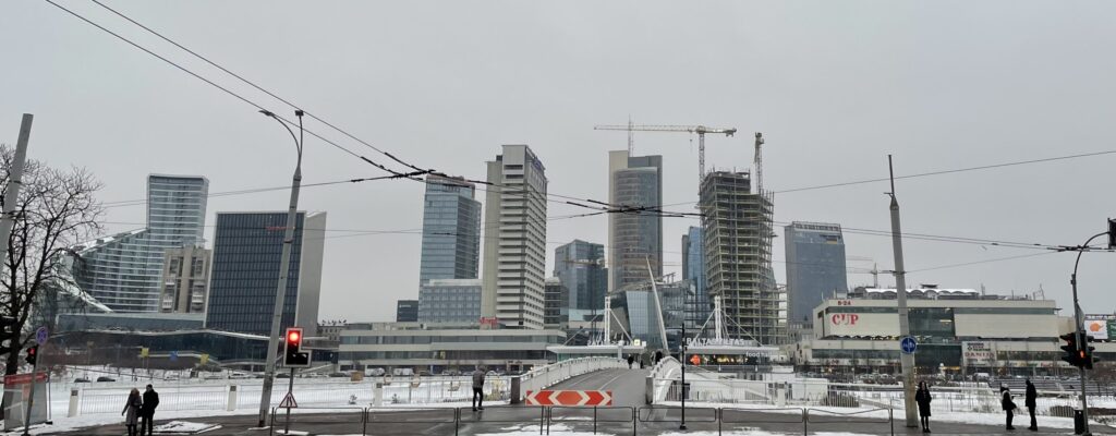 Artery (Konstitucijos pr. 18B) - Biroju centrs - būvdarbu attēli