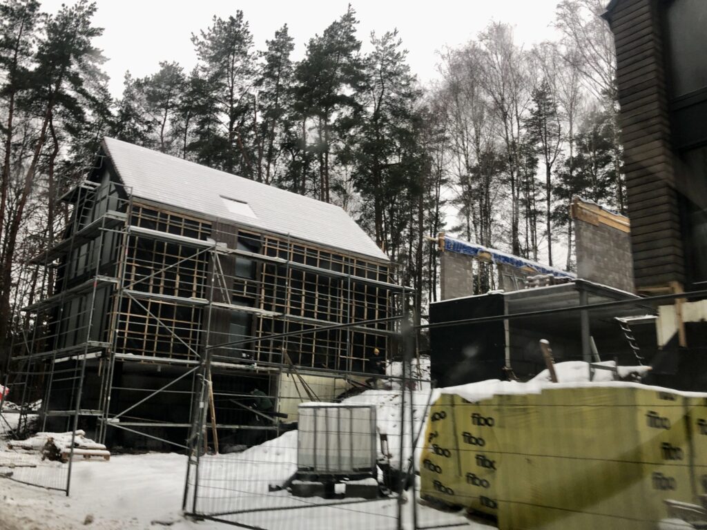 Pupojų g. 32, 34 (Pupojų g. 32, 34) - Private house community - construction photos