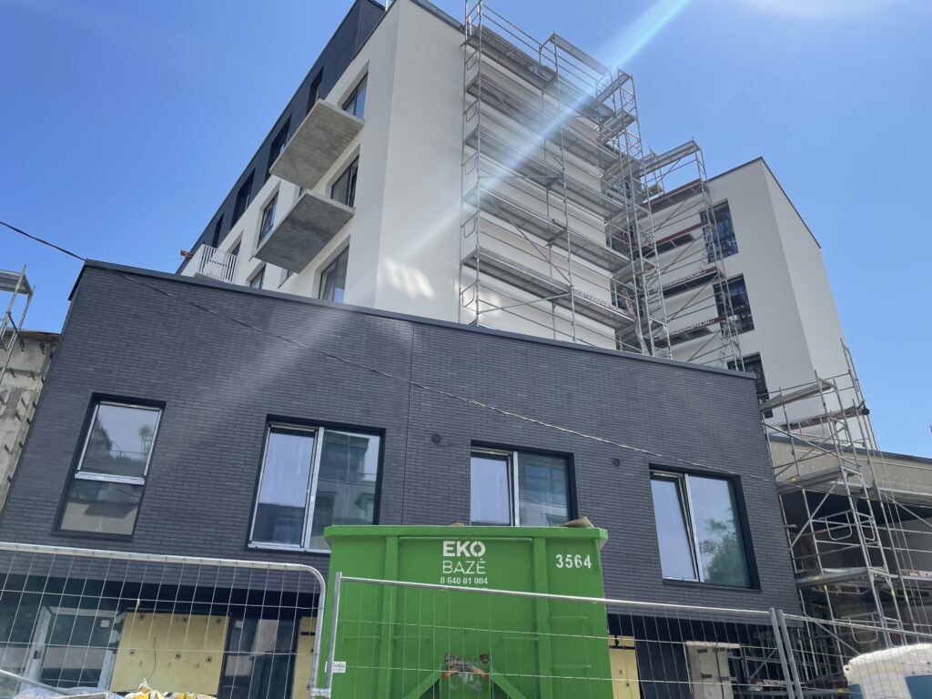 Žvėryno City (Paribio g. 12) - Multi apartment - construction photos