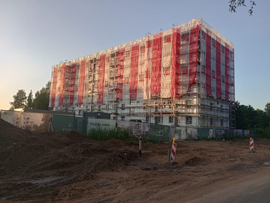 Pīlādžu mājas - 1. kārta, 1. ēka (Tumes iela 25) - Multi apartment - construction photos