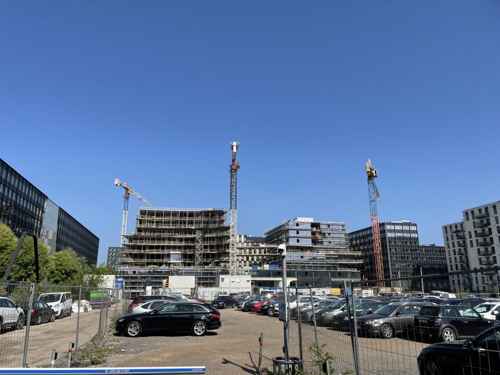 Business Stadium Central (Rinktinės g. 3) - Verslo centras - statybų nuotraukos