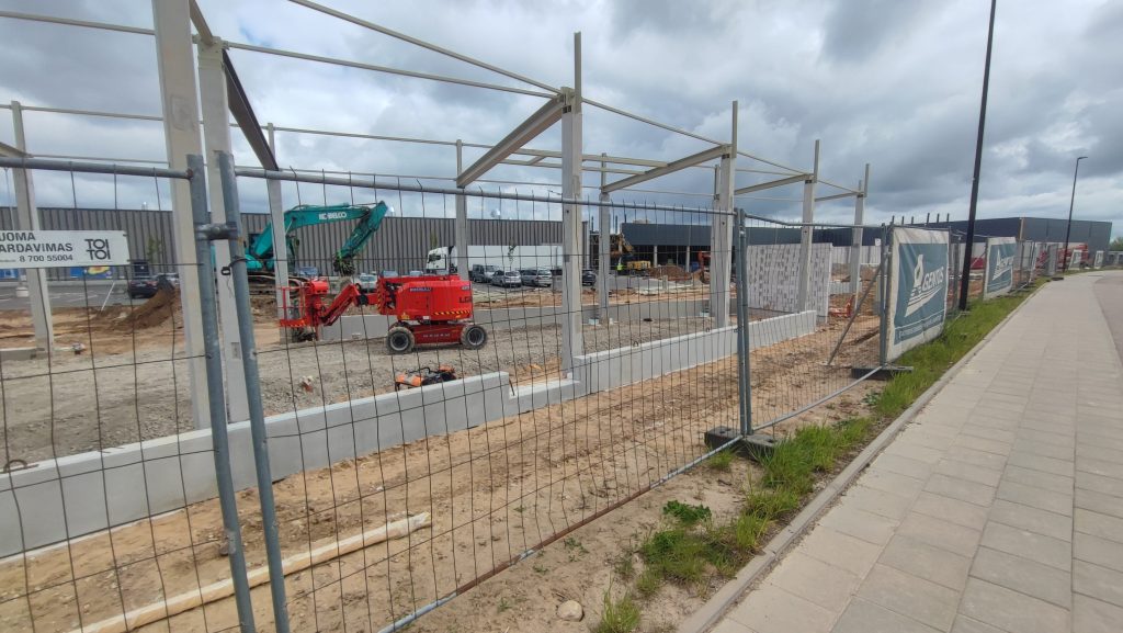 Dangeručio g. 2, 4 (Dangeručio g. 2, 4) - Shopping center - construction photos