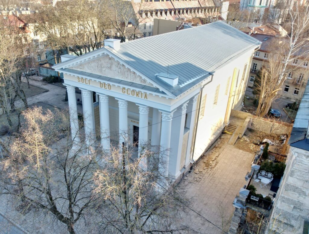 Evangelikų Reformatų bažnyčios komplekso rekonstrukcija (Pylimo g. 18) - Cultural center - construction photos