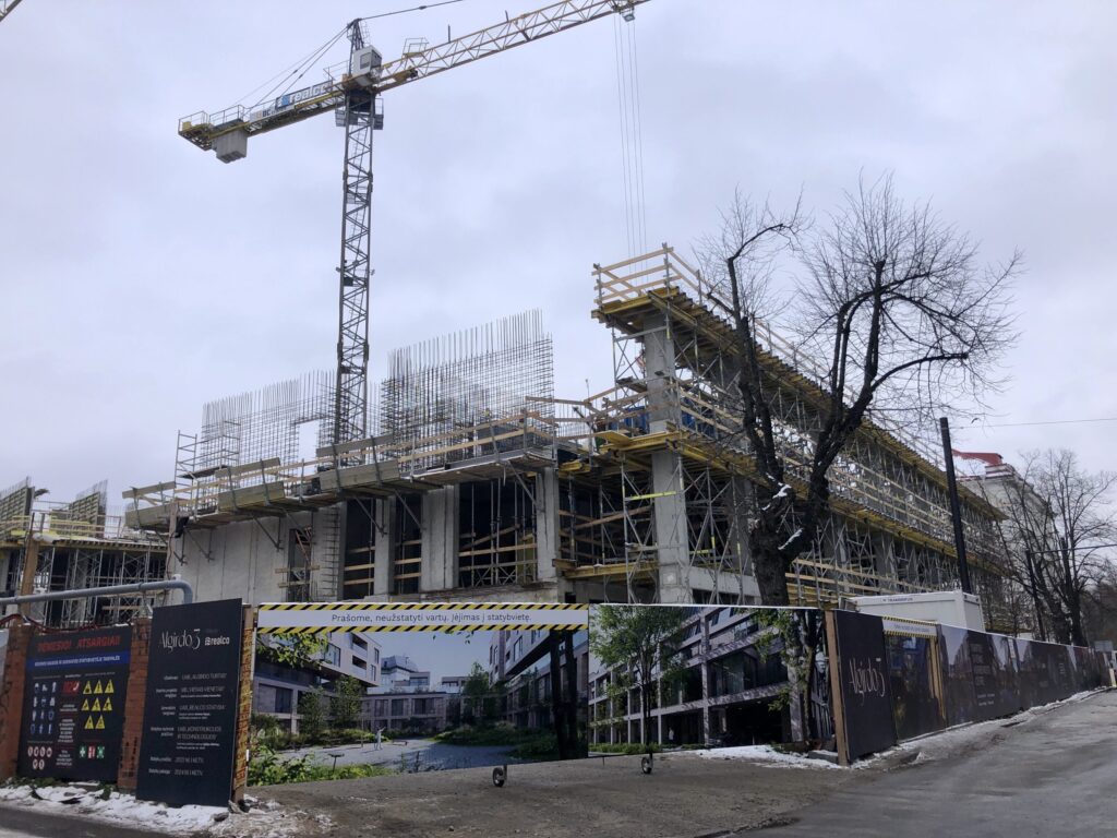 Algirdo 3 (Algirdo g. 3) - Multi apartment - construction photos