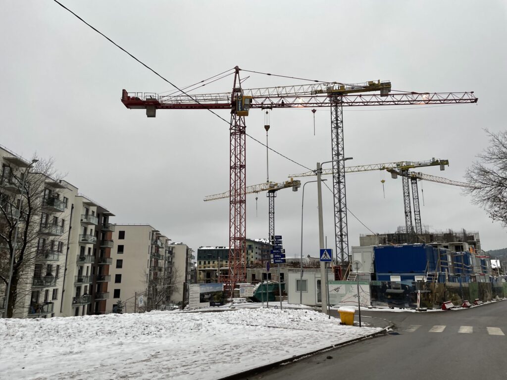 Žvėryno City (Paribio g. 12) - Multi apartment - construction photos