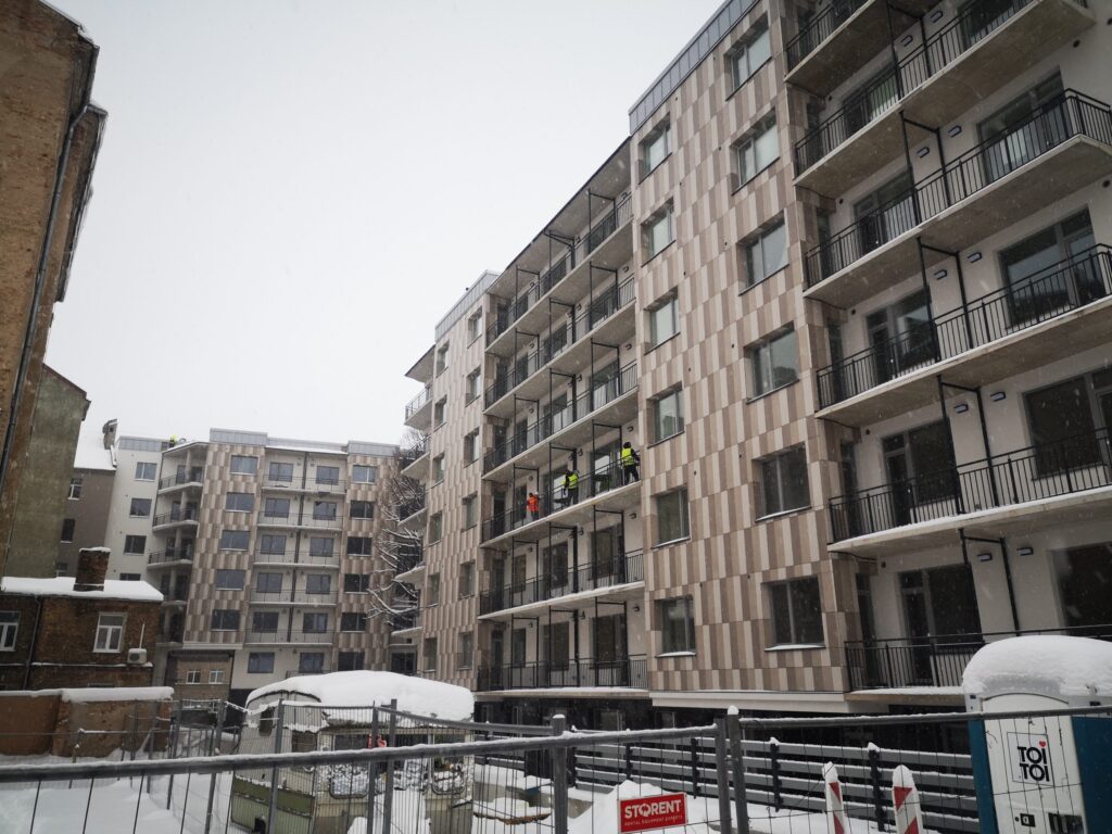 Lumi mājas - Tērbatas 72 (Tērbatas iela 72) - Daugiabutis - statybų nuotraukos