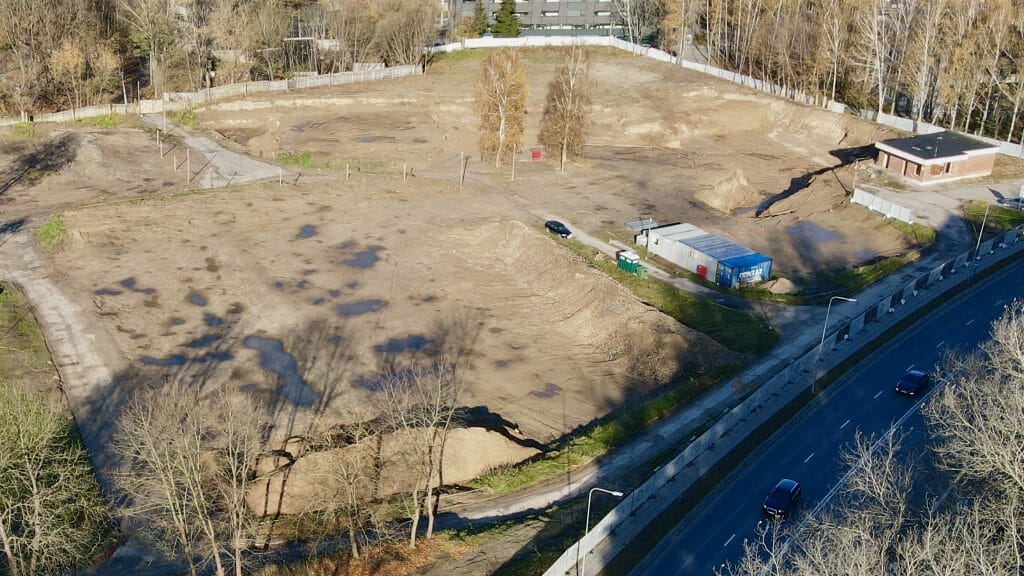 LMTA miestelis 1 etapas (Teatro ir kino fakultetas, Mažasis salių blokas) (Olandų g. 21A) - Higher education - construction photos