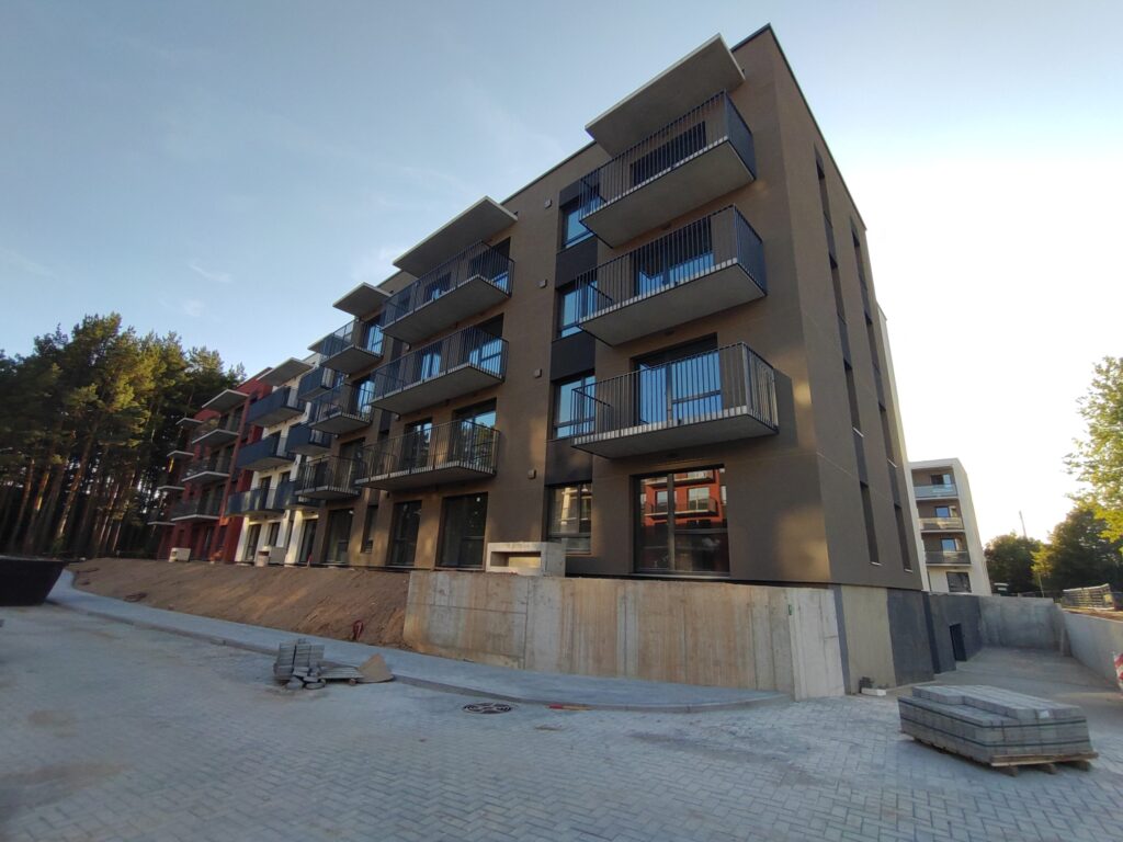 Pušų parkas (Lietaus g. 7) - Daudzdzīvokļu nams - būvdarbu attēli