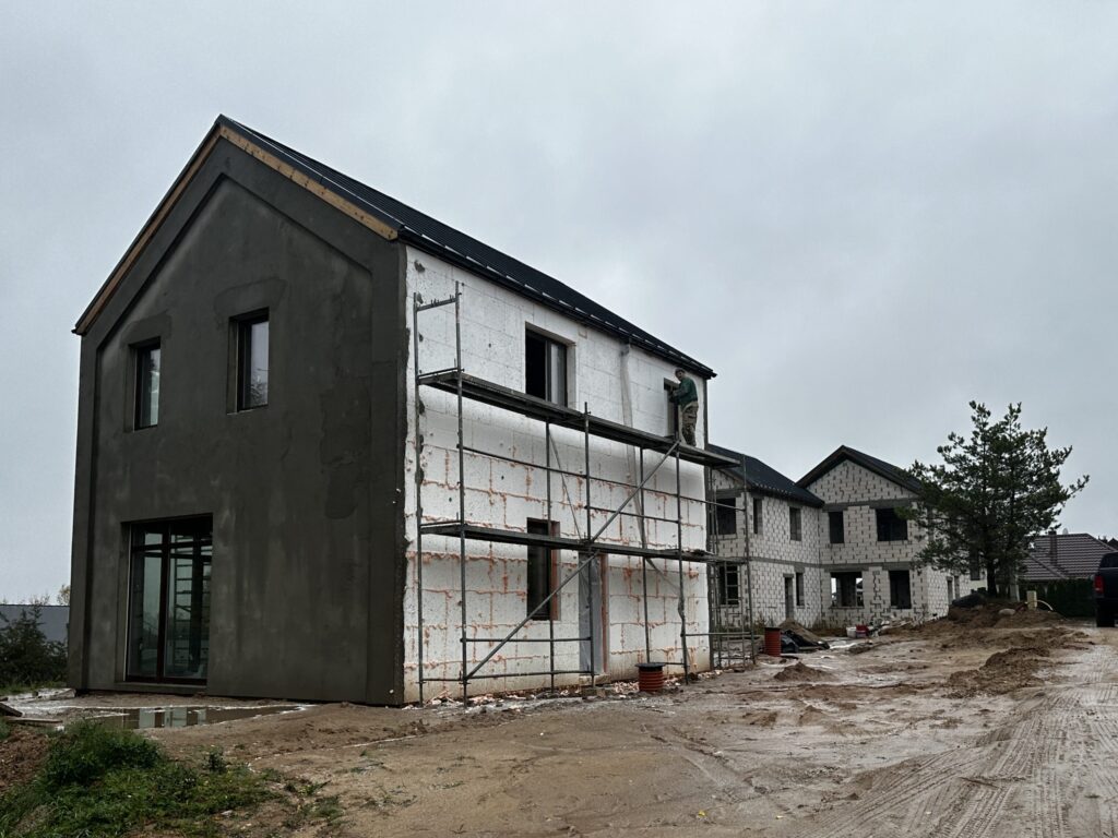 Nakvišų g. 25, 27, 29 (Nakvišų g. 25, 27, 29) - Row housing - construction photos