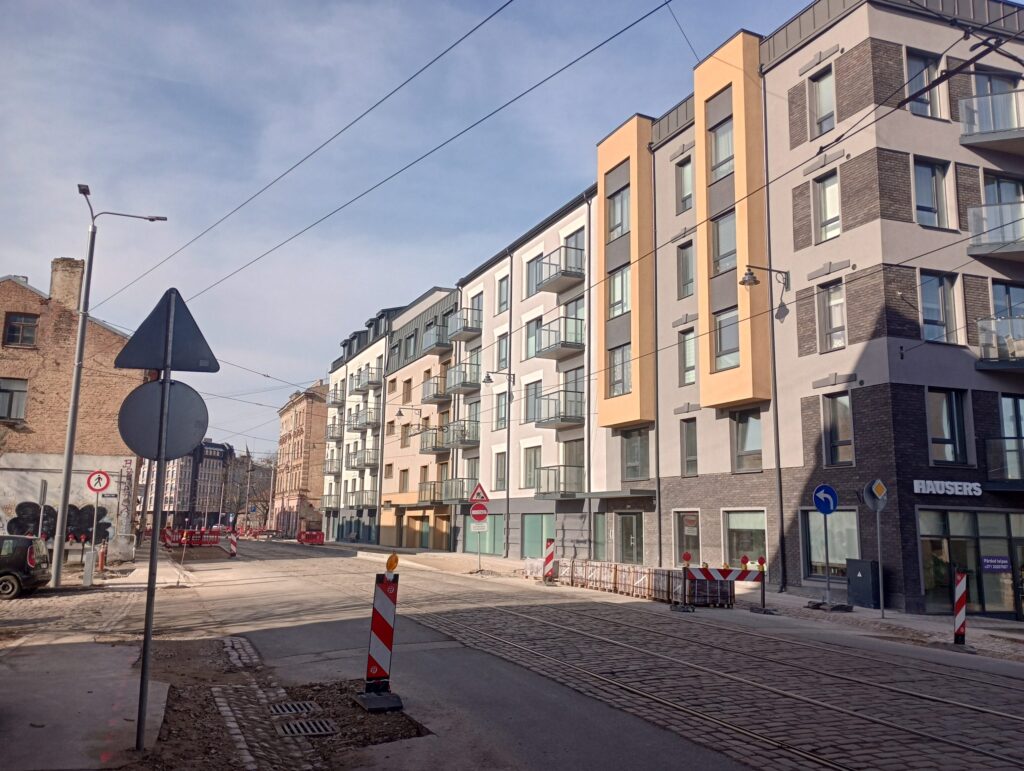 7. tramvaja maršruts - Rīgas tramvaja infrastruktūras pielāgošana zemās grīdas tramvaja parametriem (Latgales iela) - Railroad, Street - construction photos