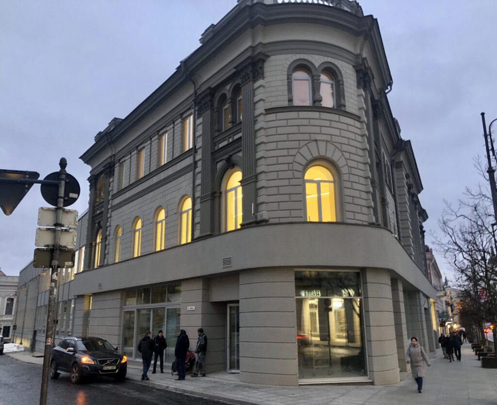 ISM universitetas (buv. Centrinis paštas) (Gedimino pr. 7) - Higher education - construction photos