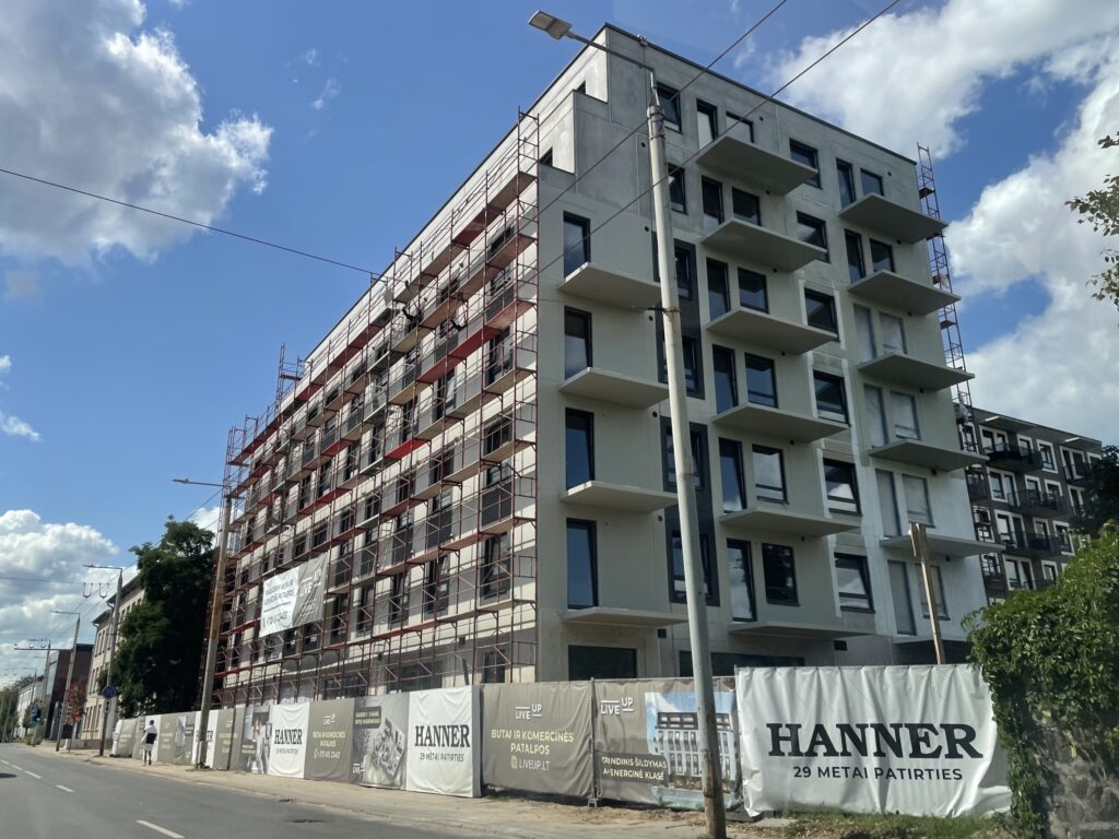 Liveup 2 etapas (Naugarduko g. 62) - Multi apartment - construction photos