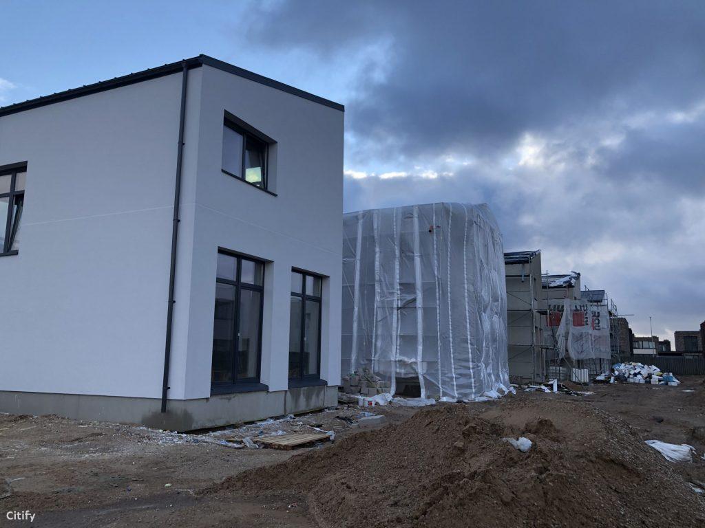 Girdavos g. 20, 22, 24, 26, 28 (Girdavos g. 20, 22, 24, 26, 28) - Private house community - construction photos