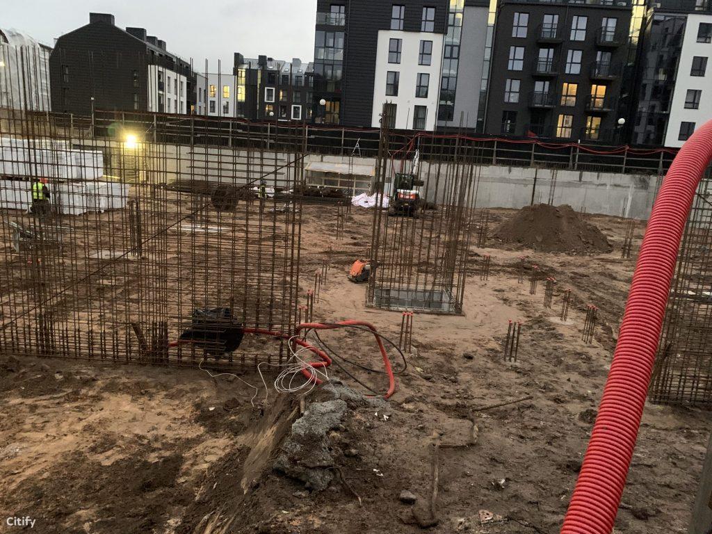 Parko namai 3 etapas (Krėvos g. 6) - Multi apartment - construction photos