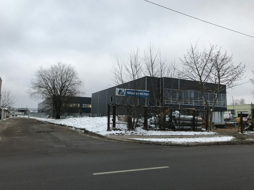 J. Dobkevičiaus g. 10 (Jurgio Dobkevičiaus g. 10) - Non-food store, Warehouse / Distribution center - construction photos