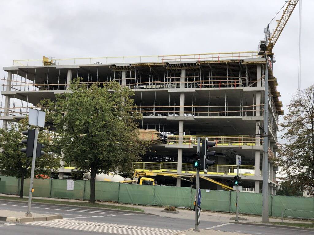 SEB administracinis (Gedimino Baravyko g. 4) - Biroju centrs - būvdarbu attēli