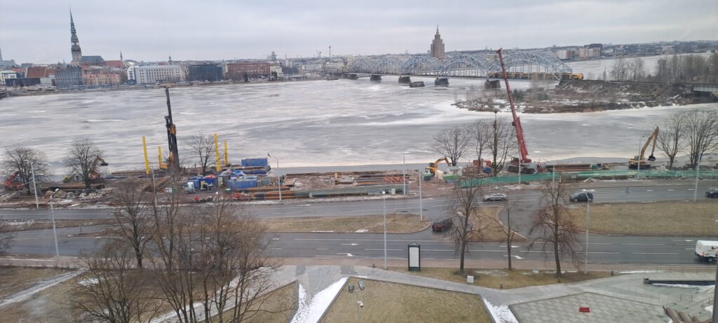 Mūkusalas ielas krasta promenāde (Mūkusalas iela) - Bike path, Waterside - construction photos