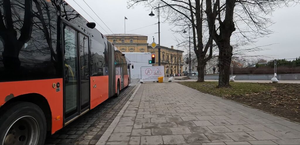 Neries kairiosios krantinės 2 etapas (Žygimantų g., Arsenalo g.) - Dviračių takas, Pakrantė - statybų nuotraukos